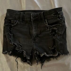 AMERICAN EAGLE black Jean shorts